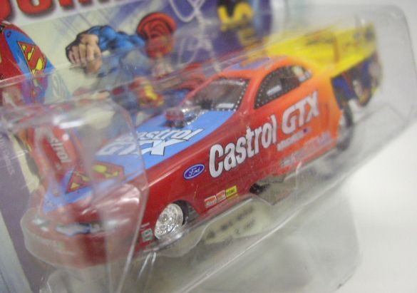 画像: 1999 ACTION - NASCAR LIMITED EDITION【"#1 CASTROL/JOHN FORCE "SUPERMAN" MUSTANG FUNNY CAR】　RED-YELLOW/RR