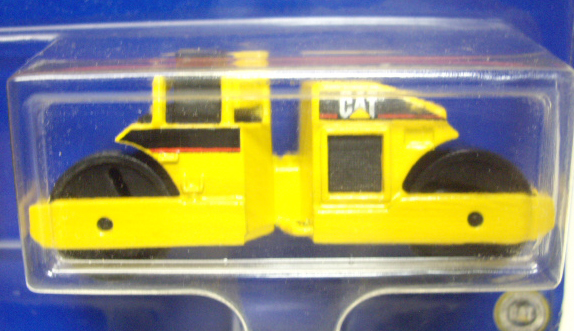 画像: 1998 ACTION MACHINES 【CAT COMPACTOR （ROAD ROLLER)】　YELLOW