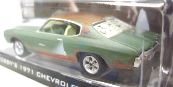 画像: 2016 GREENLIGHT HOLLYWOOD SERIES 14 【BOBBY'S 1971 CHEVROLET CHEVELLE】 DK.GREEN/RR (SUPERNATURAL JOIN THE HUNT) 