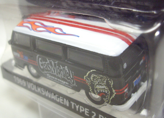 画像: 2016 GREENLIGHT SUPER TOY CON EXCLUSIVE 【1969 VOLKSWAGEN TYPE 2 BUS】 BLACK/RR (GAS MONKEY GARAGE)