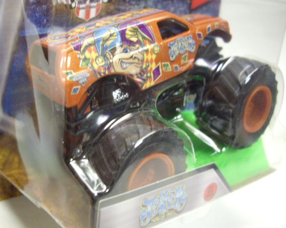 画像: 2016 MONSTER JAM includes STUNT RAMP! 【JESTER MONSTER TRUCK】 DK.ORANGE  (2016 NEW TRUCK!)