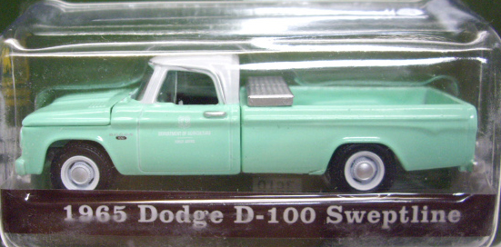 画像: 2016 GREENLIGHT HOBBY EXCLUSIVE 【1965 DODGE D-100 SWEPTLINE】 MINT GREEN/RR