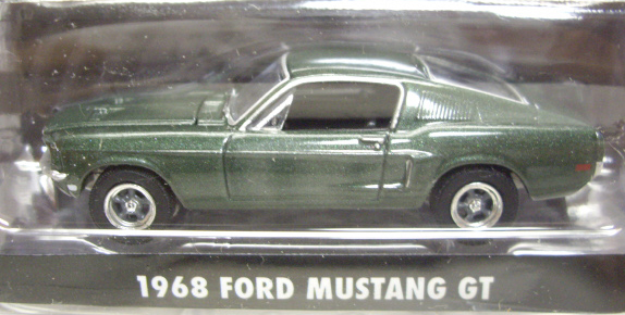 画像: GREENLIGHT HOLLYWOOD SERIES12??? 【"BULLITT" BULLITT'S 1968 FORD MUSTANG GT】 DK.GREEN/RR (カラー・バリエーション？）