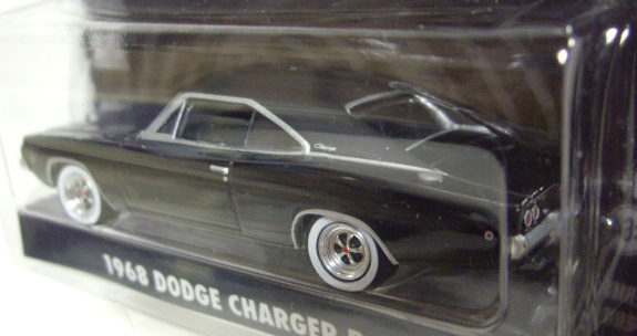 画像: GREENLIGHT HOLLYWOOD SERIES14??? 【"BULLITT" 1968 DODGE CHARGER R/T】 BLACK/RR (ホイール・バリエーション）