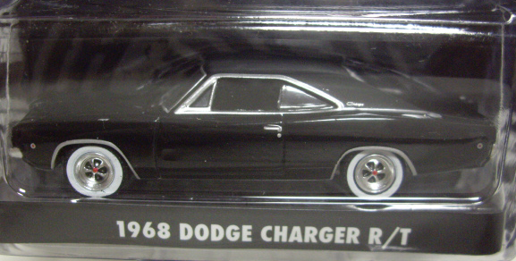 画像: GREENLIGHT HOLLYWOOD SERIES14??? 【"BULLITT" 1968 DODGE CHARGER R/T】 BLACK/RR (ホイール・バリエーション）