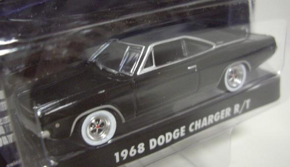 画像: GREENLIGHT HOLLYWOOD SERIES14??? 【"BULLITT" 1968 DODGE CHARGER R/T】 BLACK/RR (ホイール・バリエーション）