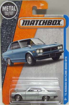 画像: 2016 MATCHBOX 【"L"ケース (24台入り）】 （'71 NISSAN SKYLINE 2000 GTXが2個混入しています）(送料サービス適用外）