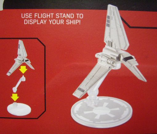 画像: 2017 HW STAR WARS STARSHIP 【IMPERIAL SHUTTLE】　WHITE (2017 CARD)