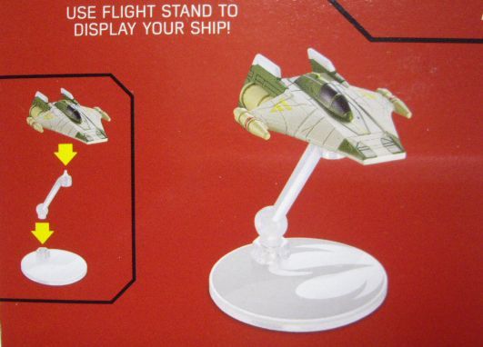 画像: 2017 HW STAR WARS STARSHIP 【A-WING FIGHTER】　WHITE-GREEN (2017 CARD)