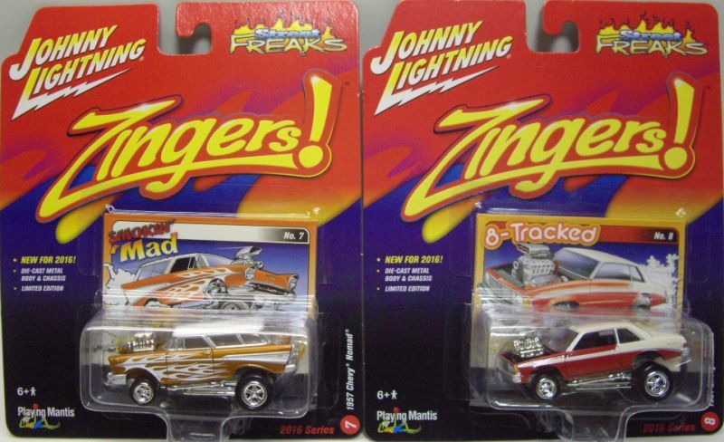 画像: 2016 JOHNNY LIGHTNING - STREET FREAKS S2 【6種セット(A)】1957 CHEVY NOMAD/1981 CHEVY MALIBU/1927 FORD T-ROADSTER/1966 DODGE CHARGER/1964 VW TYPE 2 TRANSPORTER/GEORGE BARRIS PHAETON