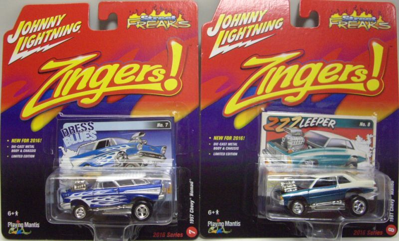 画像: 2016 JOHNNY LIGHTNING - STREET FREAKS S2 【6種セット(B)】1957 CHEVY NOMAD/1981 CHEVY MALIBU/1927 FORD T-ROADSTER/1966 DODGE CHARGER/1964 VW TYPE 2 TRANSPORTER/GEORGE BARRIS PHAETON