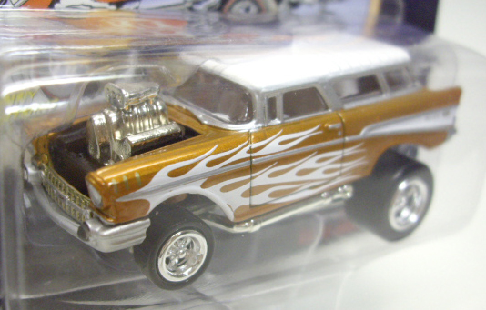 画像: 2016 JOHNNY LIGHTNING - STREET FREAKS S2 【1957 CHEVY NOMAD】 ORANGE-WHITE (ZINGERS!)