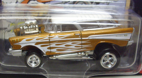 画像: 2016 JOHNNY LIGHTNING - STREET FREAKS S2 【1957 CHEVY NOMAD】 ORANGE-WHITE (ZINGERS!)