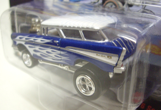 画像: 2016 JOHNNY LIGHTNING - STREET FREAKS S2 【1957 CHEVY NOMAD】 BLUE-WHITE (ZINGERS!)