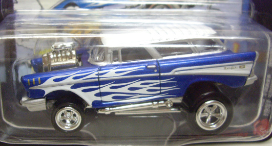 画像: 2016 JOHNNY LIGHTNING - STREET FREAKS S2 【1957 CHEVY NOMAD】 BLUE-WHITE (ZINGERS!)