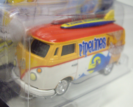 画像: 2016 JOHNNY LIGHTNING - STREET FREAKS S2 【1964 VW TYPE 2 TRANSPORTER】 RED-YELLOW-WHITE (SURF RODS)