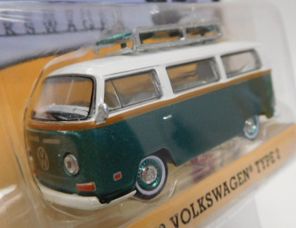 画像: 2016 GREENLIGHT HOBBY EXCLUSIVE 【1972 VOLKSWAGEN TYPE 2】 WHITE-GREENSILVER/RR