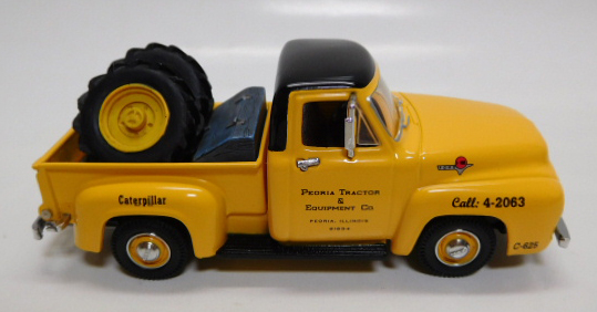 画像: 【特別価格】 1996 MATCHBOX - 1/43 COLLECTIBLES 【CATERPILLAR BRANDED 1955 FORD PICK-UP】 LT.YELLOW/RR