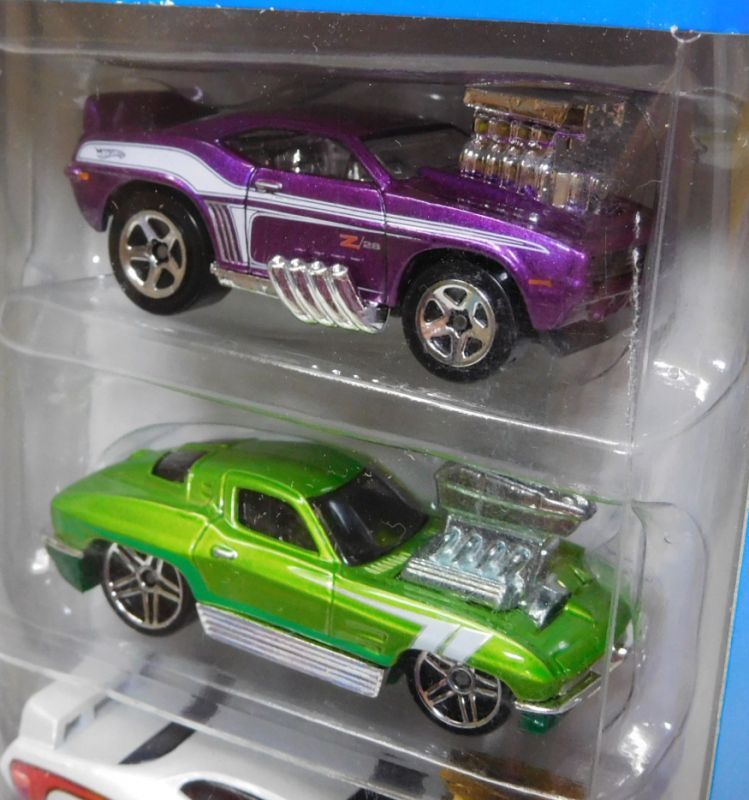 画像: 2010 5PACK 【TOON'D MUSCLE】　'69 Camaro Z28 / '63 Corvette / '69 Pontiac GTO Judge / '68 Mustang / Dodge Charger Daytona