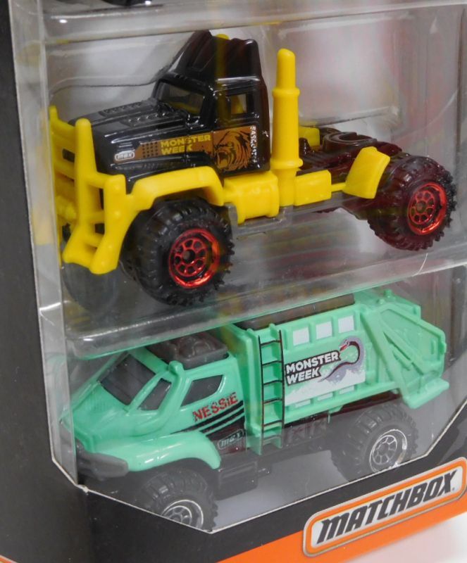 画像: 2016 MATCHBOX 5PACK  【MONSTER WEEK】Trail Tipper / Ford Crown Victoria Taxi / Chevy K-1500 / Torque Titan / Garbage Grinder  