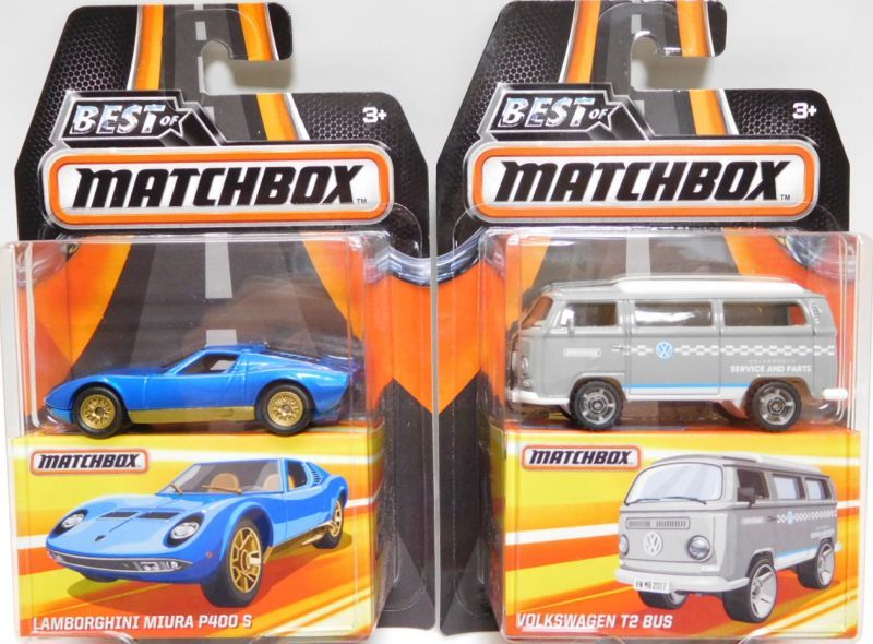 画像: 2017 BEST OF MATCHBOX 【6種セット】 LAMBORGHINI MIURA P400 S/VOLKSWAGEN T2 BUS/PORSCHE 911 GT3/MERCEDES-BENZ CLS 500/BMW M5 POLICE/RANGE ROVER SPORT