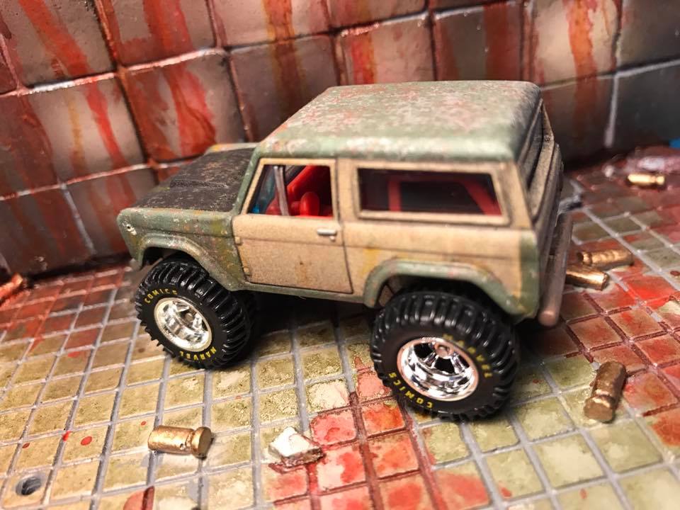 画像: HELLS DEPT 2016  【'67 FORD BRONCO (カスタム完成品）】 FLAT OLIVE/RR (限定1台）（送料サービス適用外）