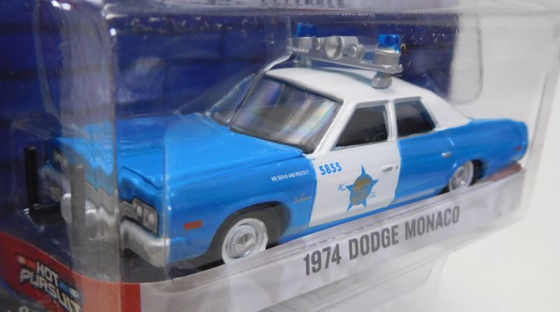 画像: 2016 GREENLIGHT HOT PURSUIT S20 【1974 DODGE MONACO】 BLUE-WHITE/RR (CHICAGO POLICE DEPARTMENT) 