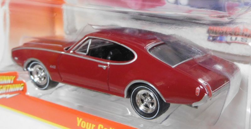 画像: 2016 JOHNNY LIGHTNING - MUSCLE CARS USA S2 【1969 OLDS CUTLASS 4-4-2】 DK.RED/RR