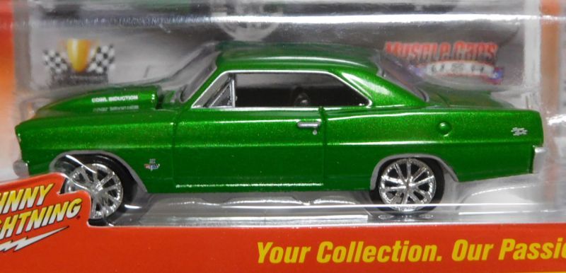 画像: 2016 JOHNNY LIGHTNING - MUSCLE CARS USA S2 【1967 CHEVY NOVA SS】 GREEN/RR