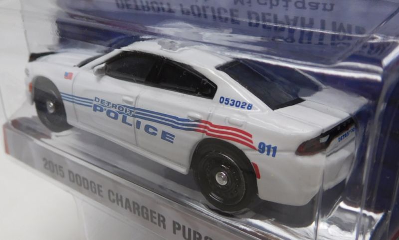 画像: 2016 GREENLIGHT HOT PURSUIT S20 【2015 DODGE CHARGER PURSUIT】 WHITE/RR (DETROIT POLICE DEPARTMENT) 