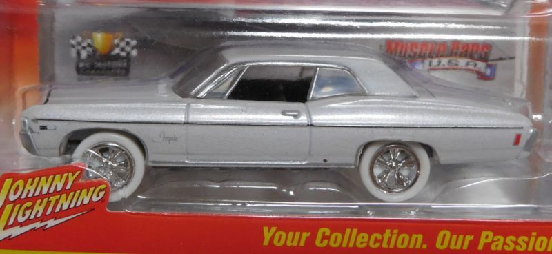 画像: 2016 JOHNNY LIGHTNING - MUSCLE CARS USA S2 【1968 CHEVY IMPALA】 WHITE/RR (WHITE LIGHTNING)