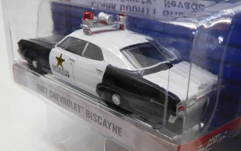 画像: 2016 GREENLIGHT HOT PURSUIT S20 【1967 CHEVROLET BISCAYNE】 BLACK-WHITE/RR (CLARK COUNTY SHERIFF) 