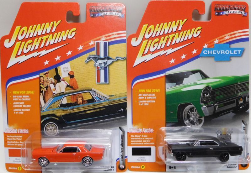 画像: 2016 JOHNNY LIGHTNING - MUSCLE CARS USA S2 【6種セット(D)】 (1836個限定）　