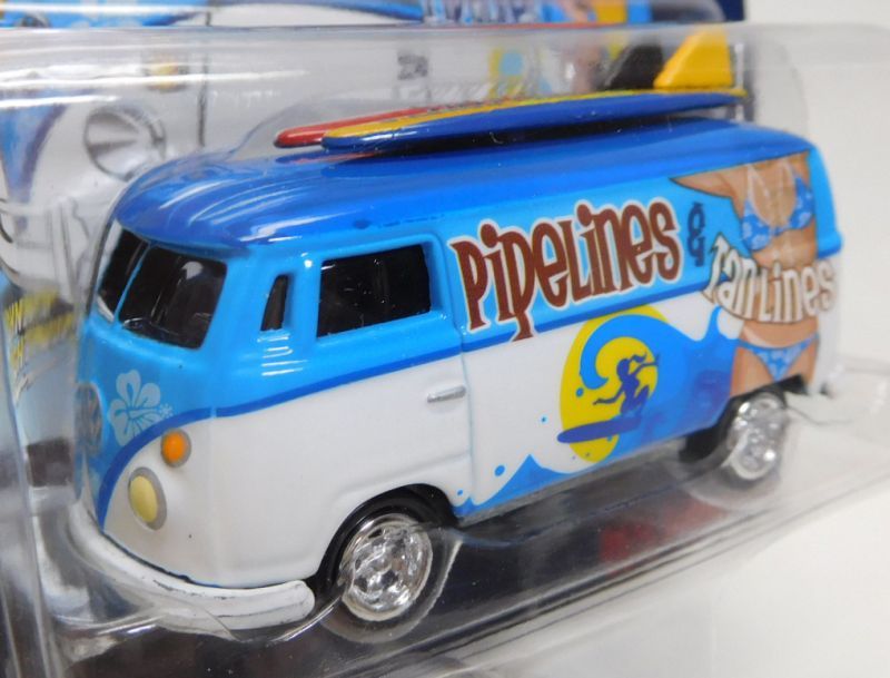 画像: 2016 JOHNNY LIGHTNING - STREET FREAKS S2 【1964 VW TYPE 2 TRANSPORTER】 BLUE-WHITE (SURF RODS)