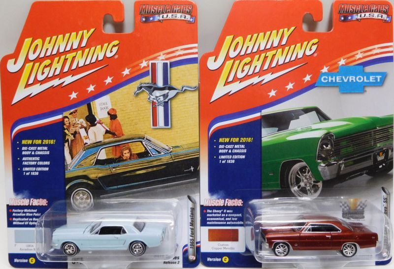 画像: 2016 JOHNNY LIGHTNING - MUSCLE CARS USA S2 【6種セット(C)】 (1836個限定）　