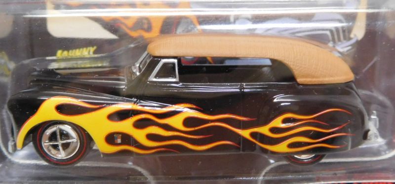 画像: 2016 JOHNNY LIGHTNING - STREET FREAKS S2 【GEORGE BARRIS PHAETON】 BLACK-BROWN (BLACK WITH FLAMES)