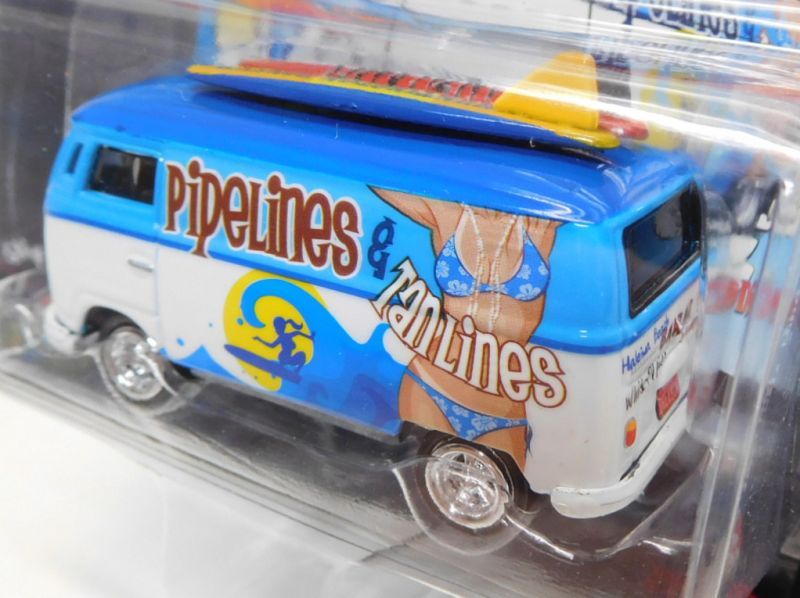 画像: 2016 JOHNNY LIGHTNING - STREET FREAKS S2 【1964 VW TYPE 2 TRANSPORTER】 BLUE-WHITE (SURF RODS)