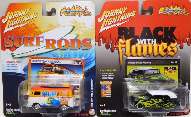 画像: 2016 JOHNNY LIGHTNING - STREET FREAKS S2 【6種セット(C)】1957 CHEVY NOMAD/1981 CHEVY MALIBU/1927 FORD T-ROADSTER/1966 DODGE CHARGER/1964 VW TYPE 2 TRANSPORTER/GEORGE BARRIS PHAETON