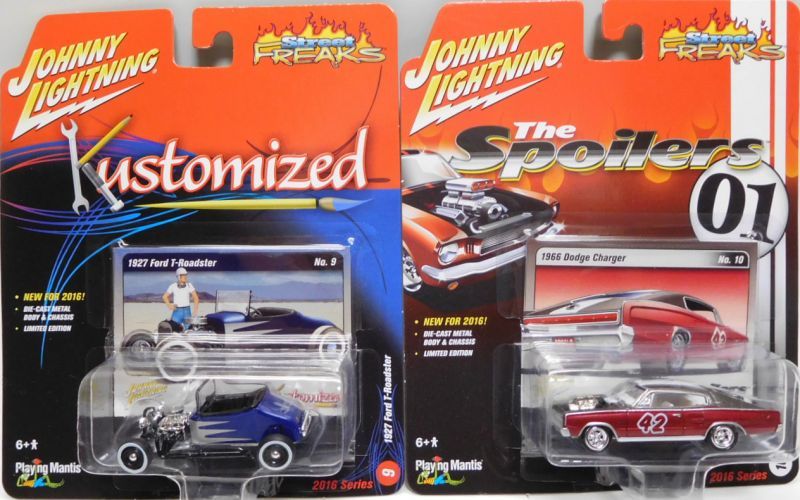 画像: 2016 JOHNNY LIGHTNING - STREET FREAKS S2 【6種セット(D)】1957 CHEVY NOMAD/1981 CHEVY MALIBU/1927 FORD T-ROADSTER/1966 DODGE CHARGER/1964 VW TYPE 2 TRANSPORTER/GEORGE BARRIS PHAETON