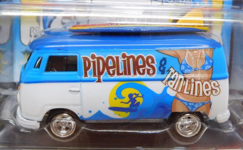 画像: 2016 JOHNNY LIGHTNING - STREET FREAKS S2 【1964 VW TYPE 2 TRANSPORTER】 BLUE-WHITE (SURF RODS)