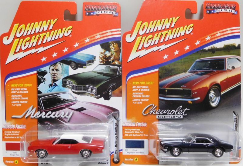 画像: 2016 JOHNNY LIGHTNING - MUSCLE CARS USA S2 【6種セット(D)】 (1836個限定）　