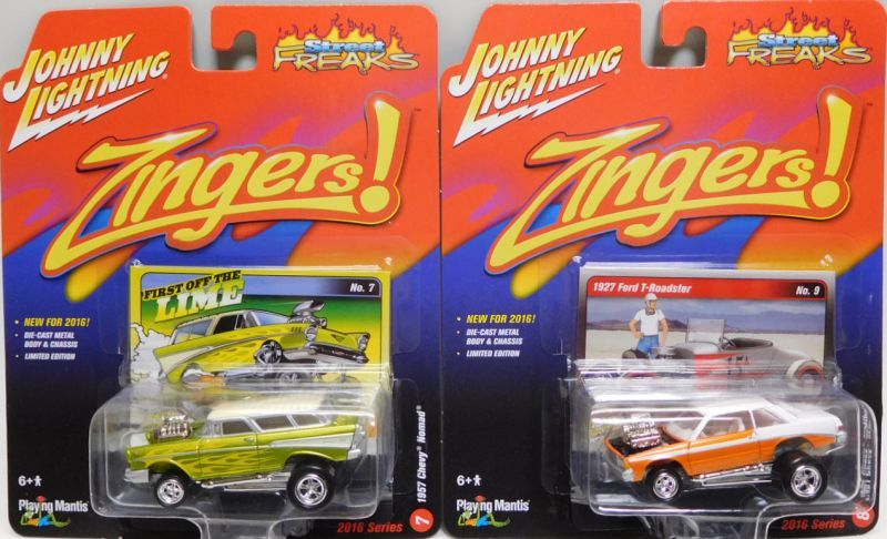 画像: 2016 JOHNNY LIGHTNING - STREET FREAKS S2 【6種セット(D)】1957 CHEVY NOMAD/1981 CHEVY MALIBU/1927 FORD T-ROADSTER/1966 DODGE CHARGER/1964 VW TYPE 2 TRANSPORTER/GEORGE BARRIS PHAETON