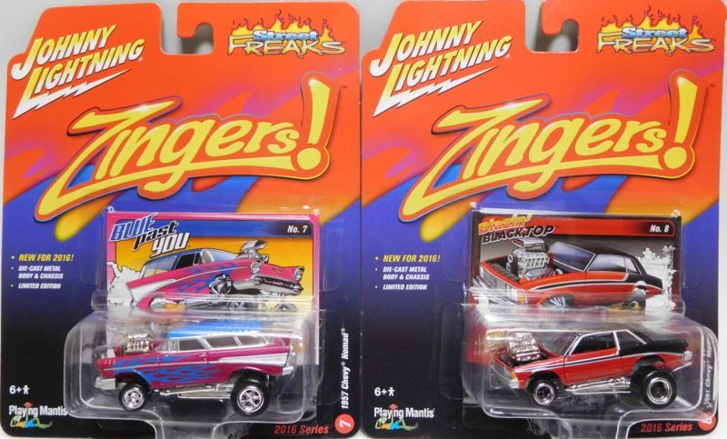 画像: 2016 JOHNNY LIGHTNING - STREET FREAKS S2 【6種セット(C)】1957 CHEVY NOMAD/1981 CHEVY MALIBU/1927 FORD T-ROADSTER/1966 DODGE CHARGER/1964 VW TYPE 2 TRANSPORTER/GEORGE BARRIS PHAETON