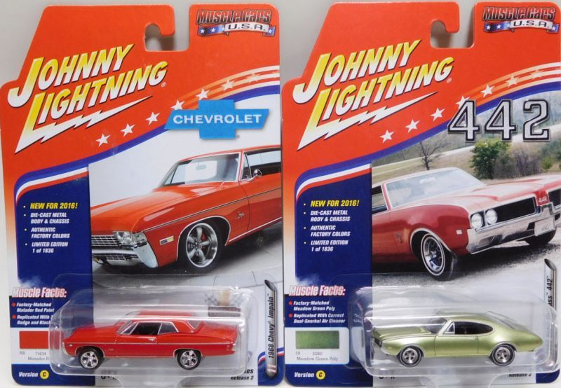 画像: 2016 JOHNNY LIGHTNING - MUSCLE CARS USA S2 【6種セット(C)】 (1836個限定）　