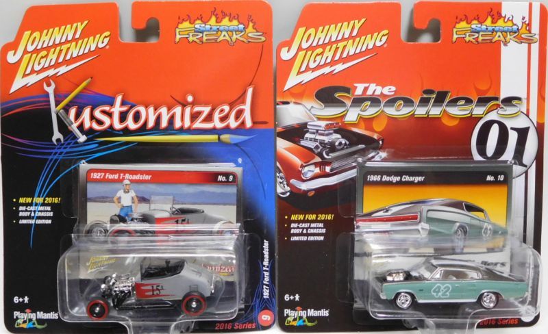 画像: 2016 JOHNNY LIGHTNING - STREET FREAKS S2 【6種セット(C)】1957 CHEVY NOMAD/1981 CHEVY MALIBU/1927 FORD T-ROADSTER/1966 DODGE CHARGER/1964 VW TYPE 2 TRANSPORTER/GEORGE BARRIS PHAETON