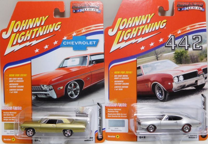 画像: 2016 JOHNNY LIGHTNING - MUSCLE CARS USA S2 【6種セット(D)】 (1836個限定）　