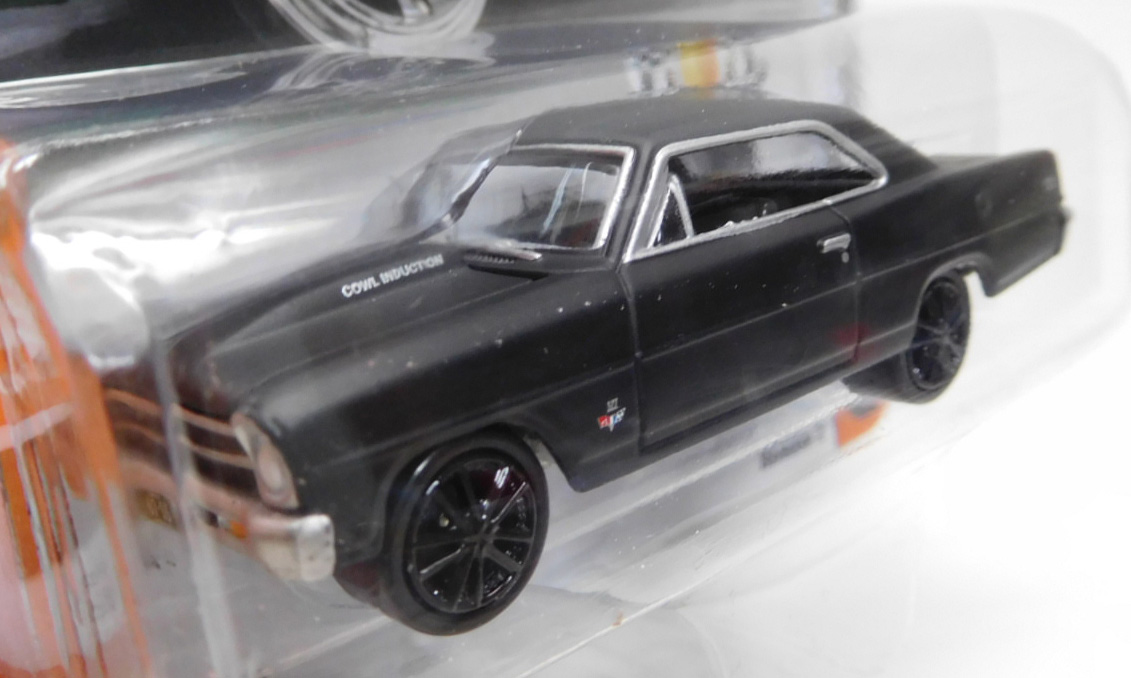 画像: 2016 JOHNNY LIGHTNING - MUSCLE CARS USA S2 【1967 CHEVY NOVA SS】 FLAT BLACK/RR (1836個限定）