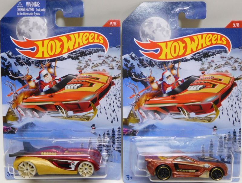 画像: 2016 WALMART EXCLUSIVE HOLIDAY HOT RODS 【5種セット】 PURPLE PASSION/MONSTER DAIRY DELIVERY/BEDLAM/SCORCHER/SABER