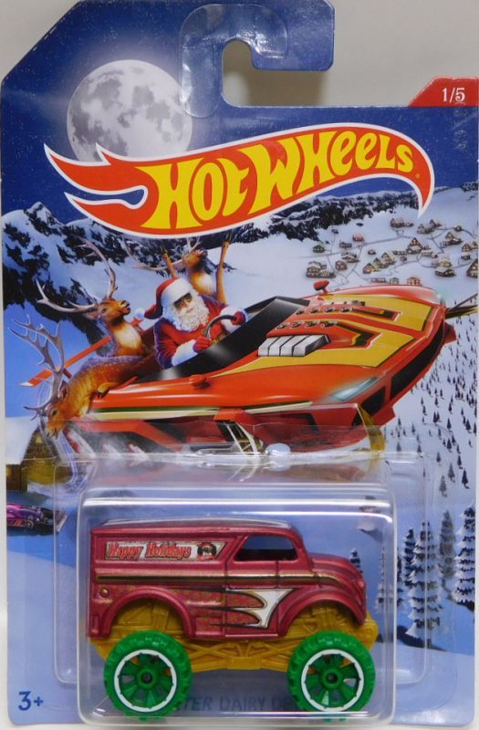 画像: 2016 WALMART EXCLUSIVE HOLIDAY HOT RODS 【5種セット】 PURPLE PASSION/MONSTER DAIRY DELIVERY/BEDLAM/SCORCHER/SABER