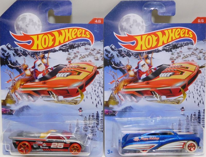 画像: 2016 WALMART EXCLUSIVE HOLIDAY HOT RODS 【5種セット】 PURPLE PASSION/MONSTER DAIRY DELIVERY/BEDLAM/SCORCHER/SABER